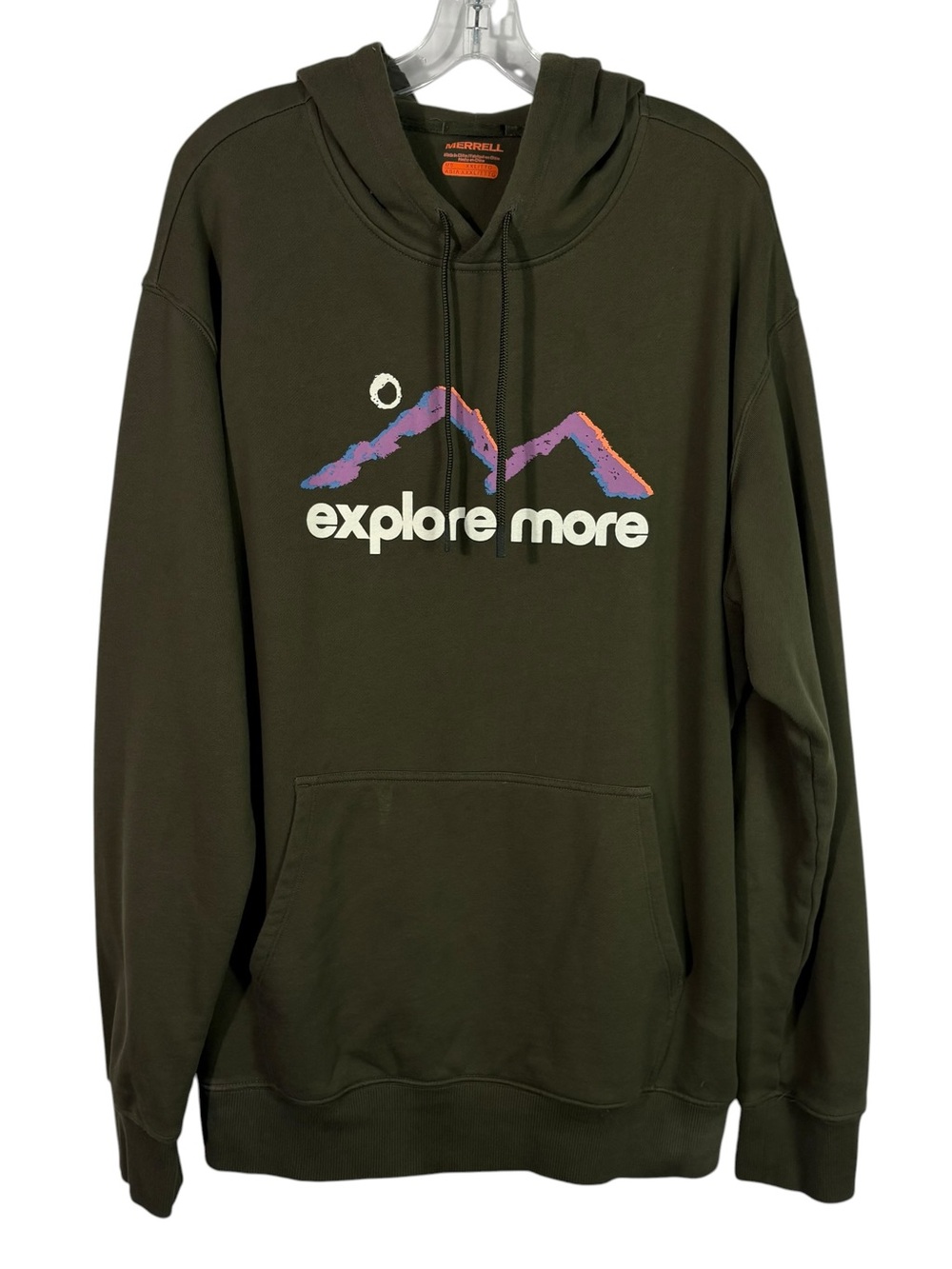 Merrell Men's Green Mountain Explore More Graphic Pullover Hoodie Sweatshirt 2XL